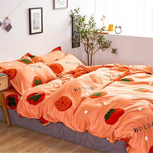 Housse de couette Orange Fruit kaki orange 140x200 cm 150x200 cm 200x200 cm 220x240 cm 240x260 cm variant 1 