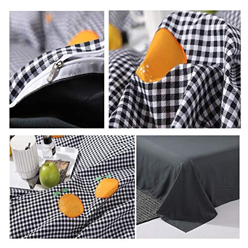 Housse de couette Orange Fruit orange 100x135 cm 120x150 cm 150x200 cm 160x200 cm variant 3 