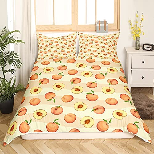 Housse de couette Orange Fruit multicolore 140x200 cm 200x200 cm 220x240 cm 240x260 cm