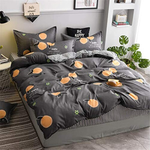 Housse de couette Orange Fruit orange 100x135 cm 120x150 cm 160x200 cm