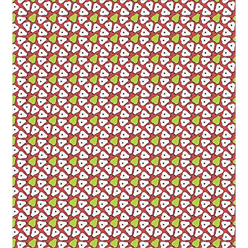 Housse de couette Poire corail noir vert pomme 130x200 cm variant 0 