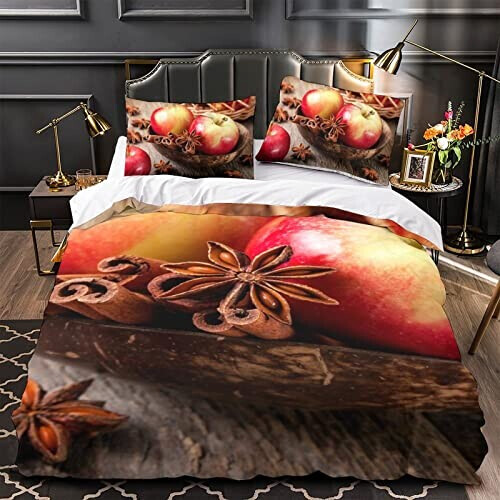 Housse de couette Pomme style- 135x200 cm 200x200 cm 220x240 cm variant 1 