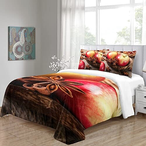 Housse de couette Pomme style- 135x200 cm 200x200 cm 220x240 cm variant 2 