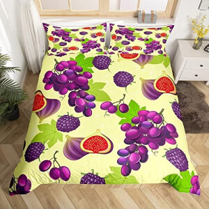 Housse de couette Raisin grain de 140x200 cm