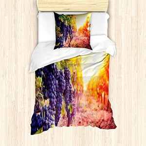 Housse de couette Raisin multicolore 135x200 cm