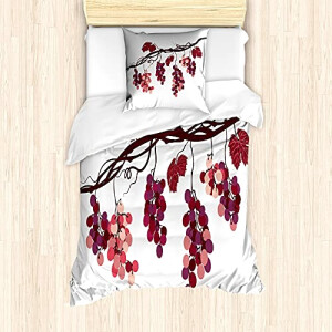 Housse de couette Raisin multicolore 135x200 cm