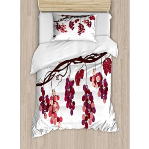 Housse de couette Raisin multicolore 130x200 cm