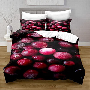 Housse de couette Raisin 135x200 cm 140x200 cm 200x200 cm 220x240 cm