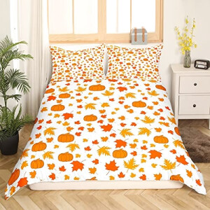 Housse de couette Citrouille multicolore 140x200 cm 200x200 cm 220x240 cm