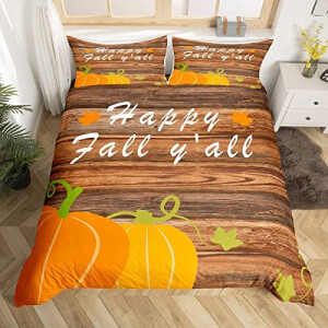 Housse de couette Citrouille multicolore 140x200 cm 200x200 cm 220x240 cm