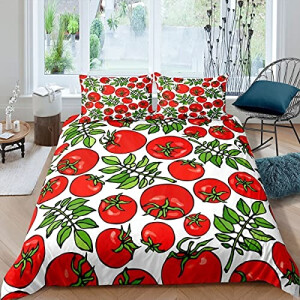 Housse de couette Tomate multicolore 140x200 cm 200x200 cm 220x240 cm