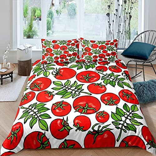 Housse de couette Tomate 140x200 cm