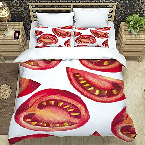 Housse de couette Tomate 140x200 cm