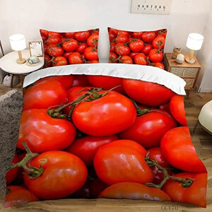 Housse de couette Tomate cerise 140x200 cm