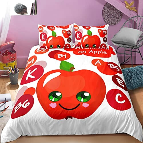 Housse de couette Tomate 200x200 cm