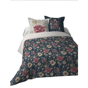 Housse de couette Fleur bleu 220x240 cm
