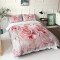 Housse de couette Rose - Fleur - souriant 140x200 cm 200x200 cm 220x240 cm 220x260 cm 240x260 cm - miniature