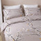 Housse de couette Fleur grise beige 220x240 cm - miniature variant 2