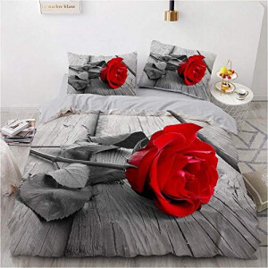 Housse de couette Rose - Fleur - 240x260 cm