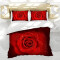 Housse de couette Rose - Fleur -  rouge 135x200 cm 200x200 cm 220x240 cm - miniature variant 1