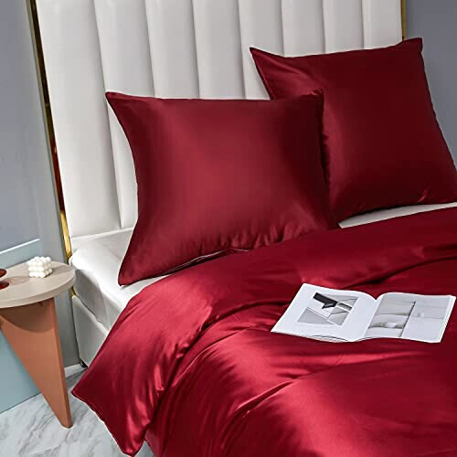 Housse de couette rouge vin 220x240 cm variant 1 