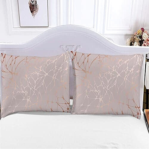 Housse de couette rose or 90x190 cm 140x200 cm 200x200 cm 220x240 cm 240x260 cm variant 0 