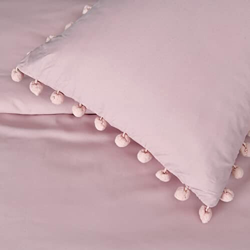 Housse de couette rose poudré 200x200 cm variant 2 