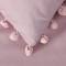Housse de couette rose poudré 200x200 cm - miniature variant 4
