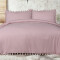 Housse de couette rose poudré 200x200 cm - miniature variant 6