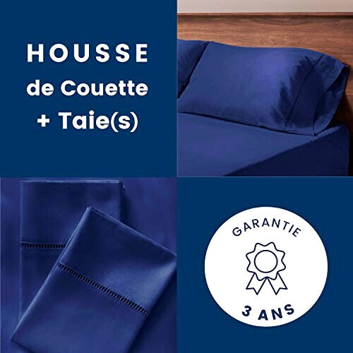 Housse de couette bleu marine 220x240 cm variant 1 