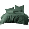 Housse de couette vert foncé 140x200 cm 200x200 cm 220x240 cm 240x260 cm - miniature variant 2
