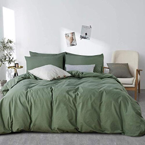 Housse de couette vert sauge 220x240 cm