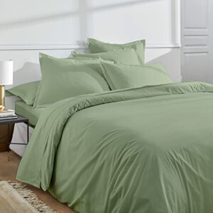 Housse de couette vert sauge 220x240 cm