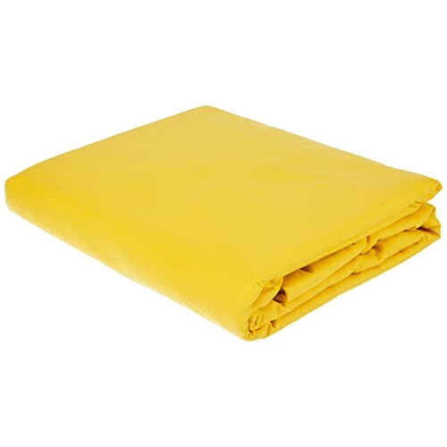 Housse de couette jaune safran 220x240 cm