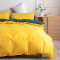 Housse de couette jaune / sarcelle 140x200 cm - miniature variant 4
