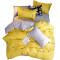 Housse de couette jaune 150x200 cm - miniature