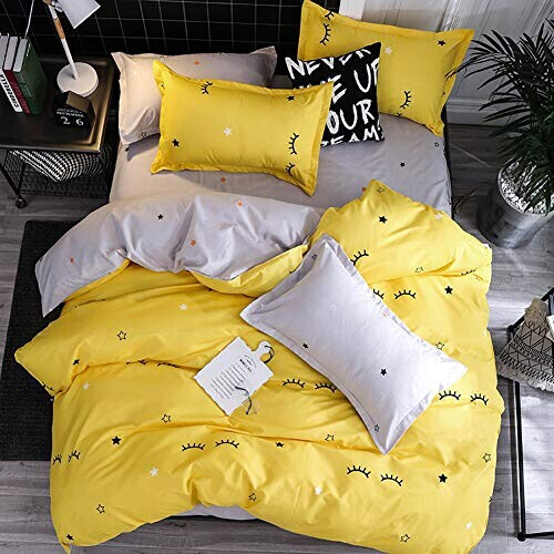 Housse de couette jaune 150x200 cm variant 0 