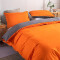 Housse de couette orange sombre / gris 220x240 cm - miniature variant 1