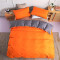 Housse de couette orange sombre / gris 220x240 cm - miniature variant 3