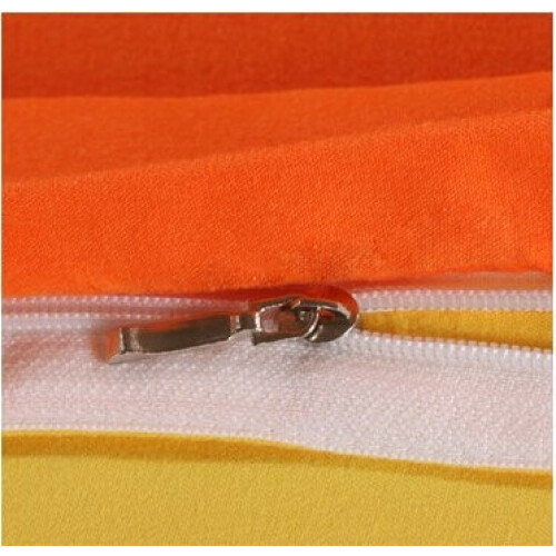 Housse de couette orange et jaune 220x240 cm variant 2 