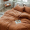 Housse de couette orange caramel 140x200 cm 200x200 cm 220x240 cm - miniature variant 1
