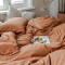 Housse de couette orange caramel 140x200 cm 200x200 cm 220x240 cm - miniature variant 3