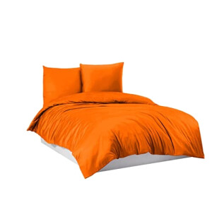 Housse de couette orange 135x200 cm 155x220 cm 200x200 cm 200x220 cm