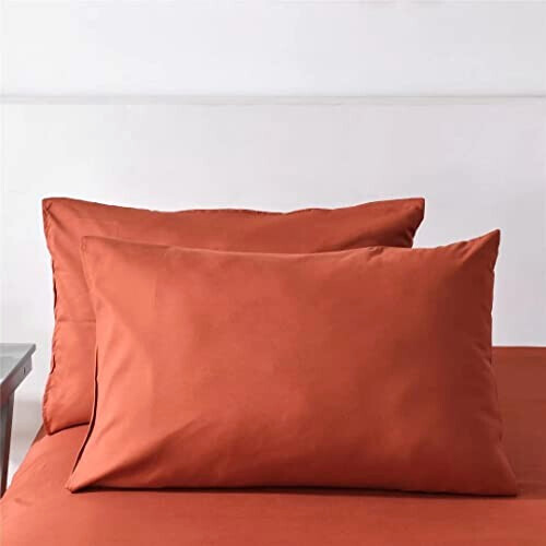 Housse de couette orange brûlé 200x200 cm variant 4 