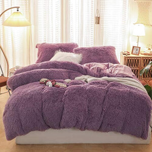 Housse de couette violet 220x240 cm