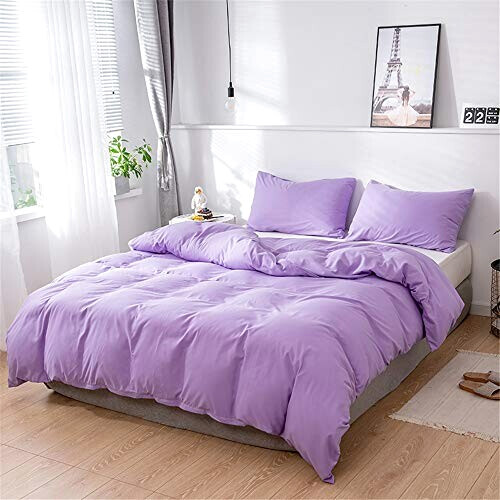 Housse de couette violet clair 120x150 cm 135x200 cm 160x200 cm 200x200 cm 220x240 cm 240x260 cm variant 0 