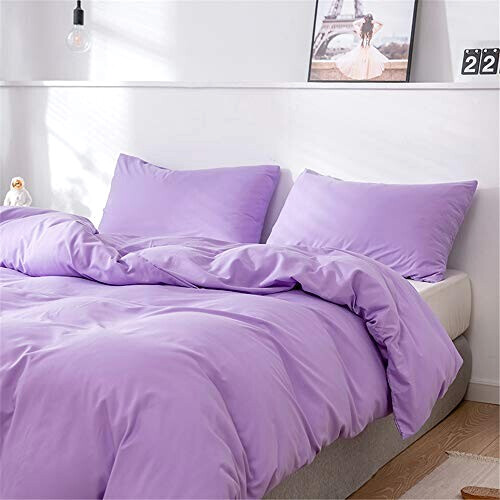 Housse de couette violet clair 120x150 cm 135x200 cm 160x200 cm 200x200 cm 220x240 cm 240x260 cm variant 2 