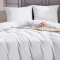Housse de couette blanc 135x200 cm 140x200 cm 150x200 cm 155x220 cm 160x200 cm 200x200 cm 200x220 cm 220x230 cm 220x240 cm 240x260 cm - miniature variant 2