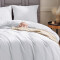 Housse de couette blanc 135x200 cm 140x200 cm 150x200 cm 155x220 cm 160x200 cm 200x200 cm 200x220 cm 220x230 cm 220x240 cm 240x260 cm - miniature variant 3