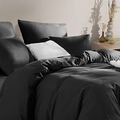 Housse de couette noir 140x200 cm 200x200 cm variant 1 